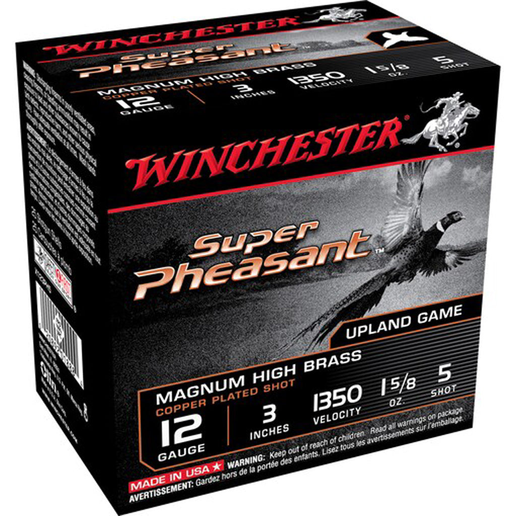 Winchester X123PH5 Super Pheasant Magnum 12 Gauge 3" 1-5/8oz 5 Shot 1350 fps 020892018884