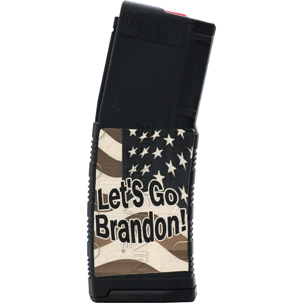 Black Rain Ordnance LGB Flag Laser Etched AR-15 30-Round Polymer Magazine