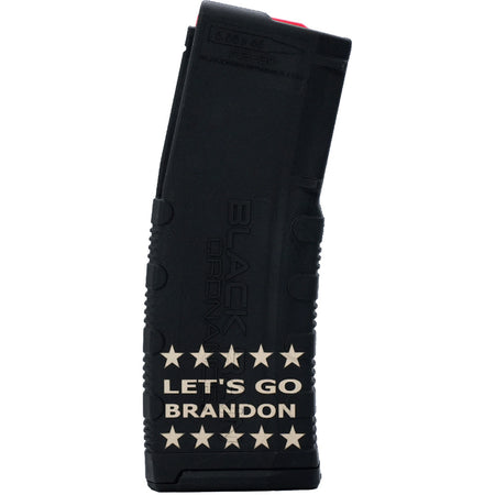 Black Rain Ordnance LGB Line of Stars Laser Etched AR-15 30-Round Polymer Magazine