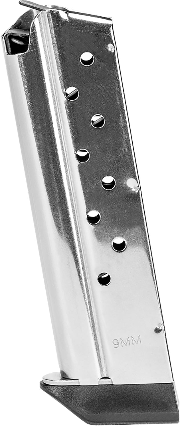 Kimber 4200380 Silver Stainless 9mm Luger 9-Round 1911 Magazine