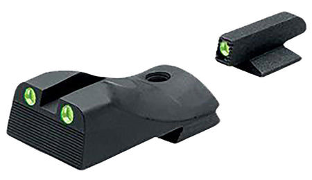 Kimber ML11212 1911 Slant Fixed Night Sight Set with Green Tritium, Black Outline