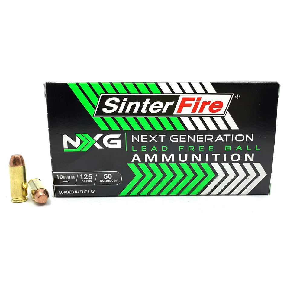 Sinterfire SF10125NXG  10mm Auto 125 gr Lead Free Ball (LFB)