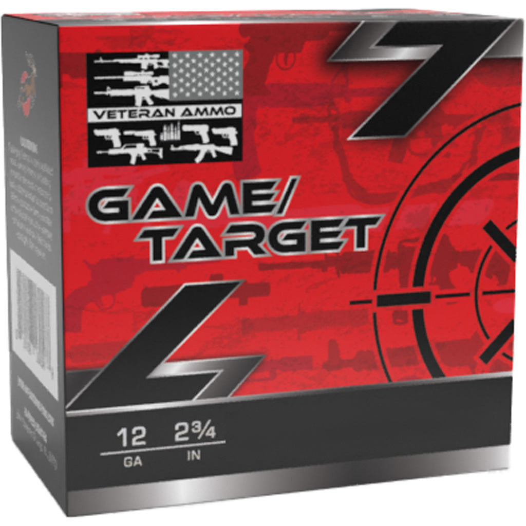 Veteran Ammo 12 Gauge Shotgun Ammo Game & Target 2.75 in 1 oz #7.5