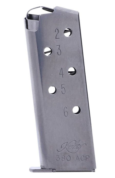 Kimber Micro Handgun Magazine .380 ACP Stainless 6-Round