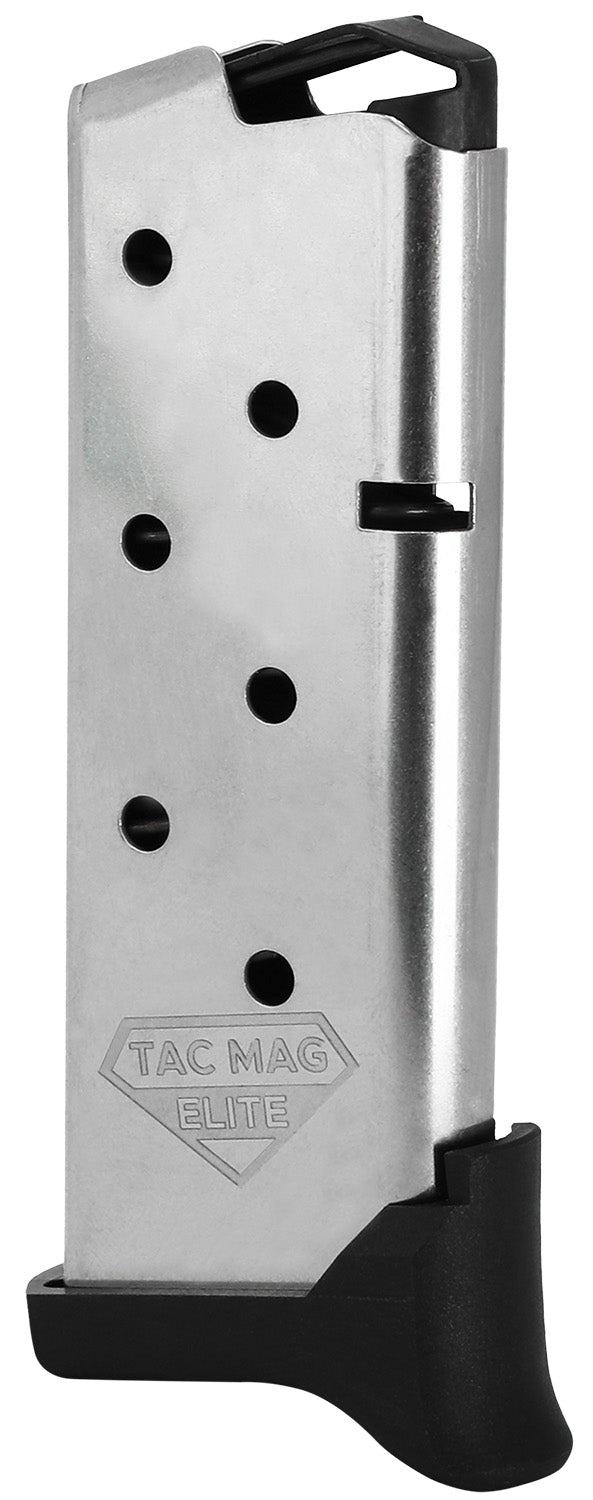Kimber Micro 9 7-Round Tac-Mag Extended 9mm Luger Silver Steel Magazine
