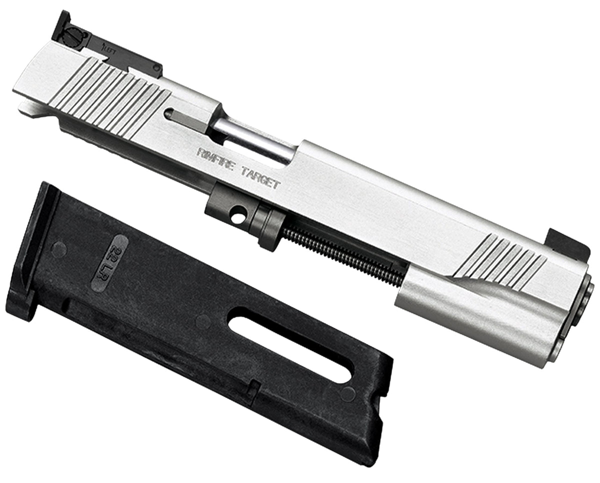 Kimber 1100044 Rimfire Target Conversion Kit for 1911 .22 LR 10rd Silver