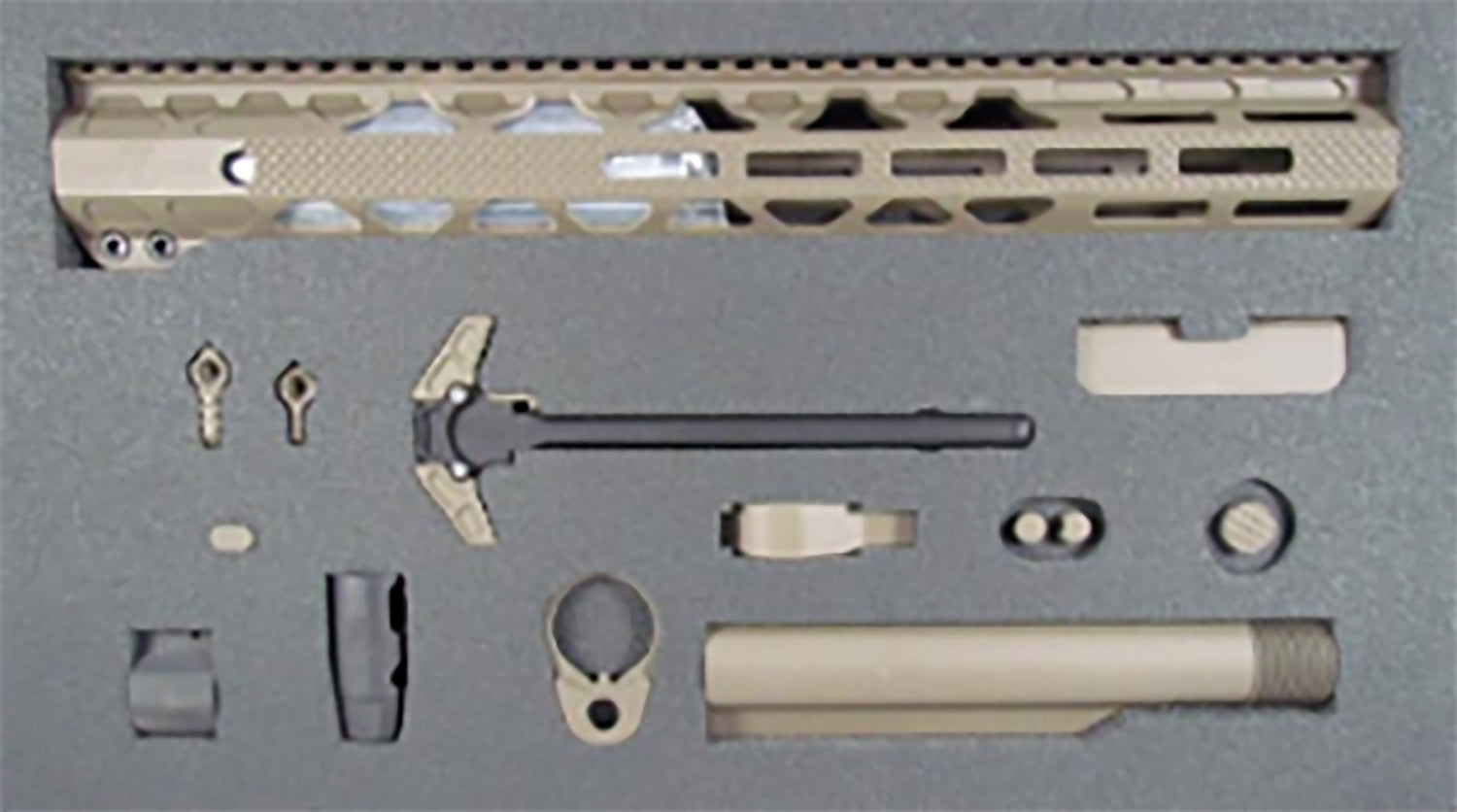Timber Creek Outdoors Greyman AR-15 Rifle Complete Build Kit Desert Finish
