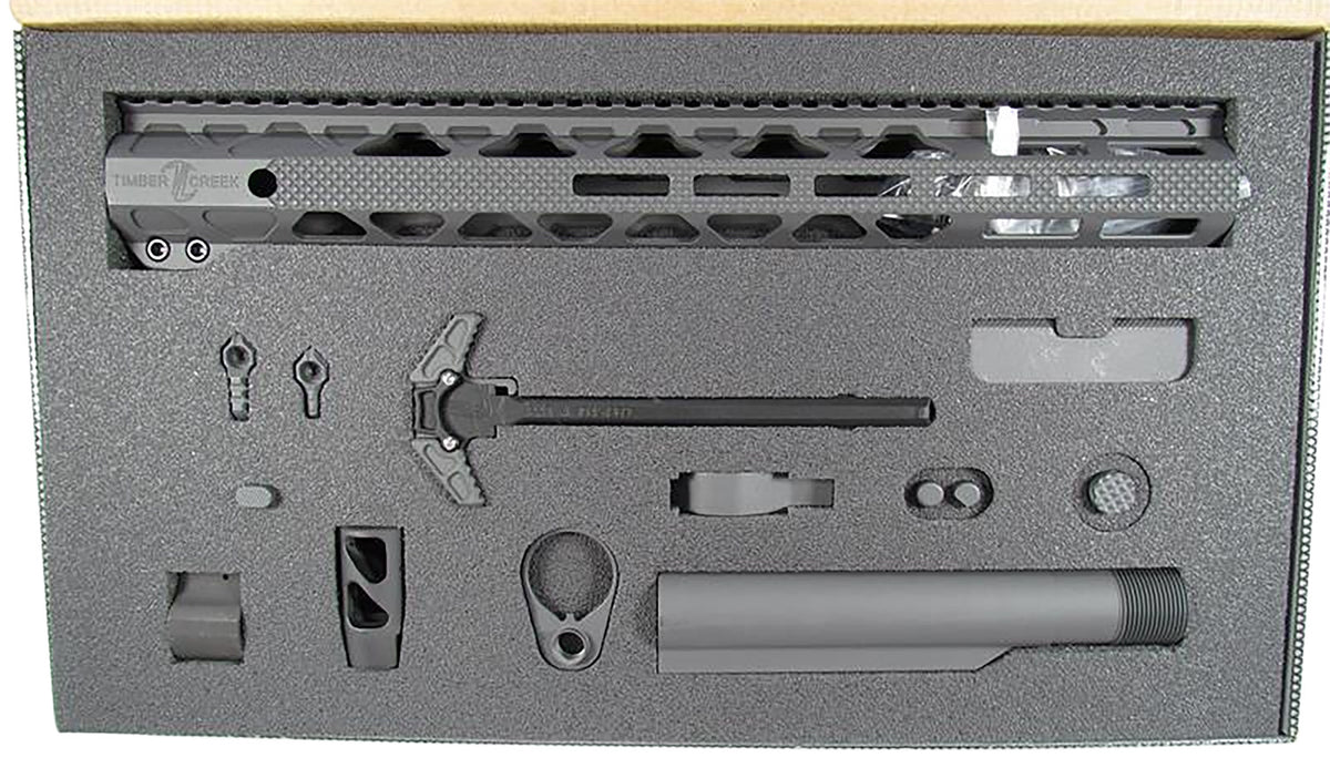 Timber Creek Outdoors Greyman AR-15 Rifle Complete Build Kit Stealth Finish