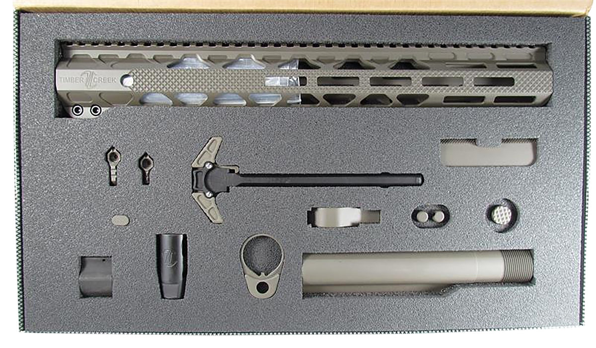 Timber Creek Outdoors Greyman AR-15 Rifle Complete Build Kit Urban Finish