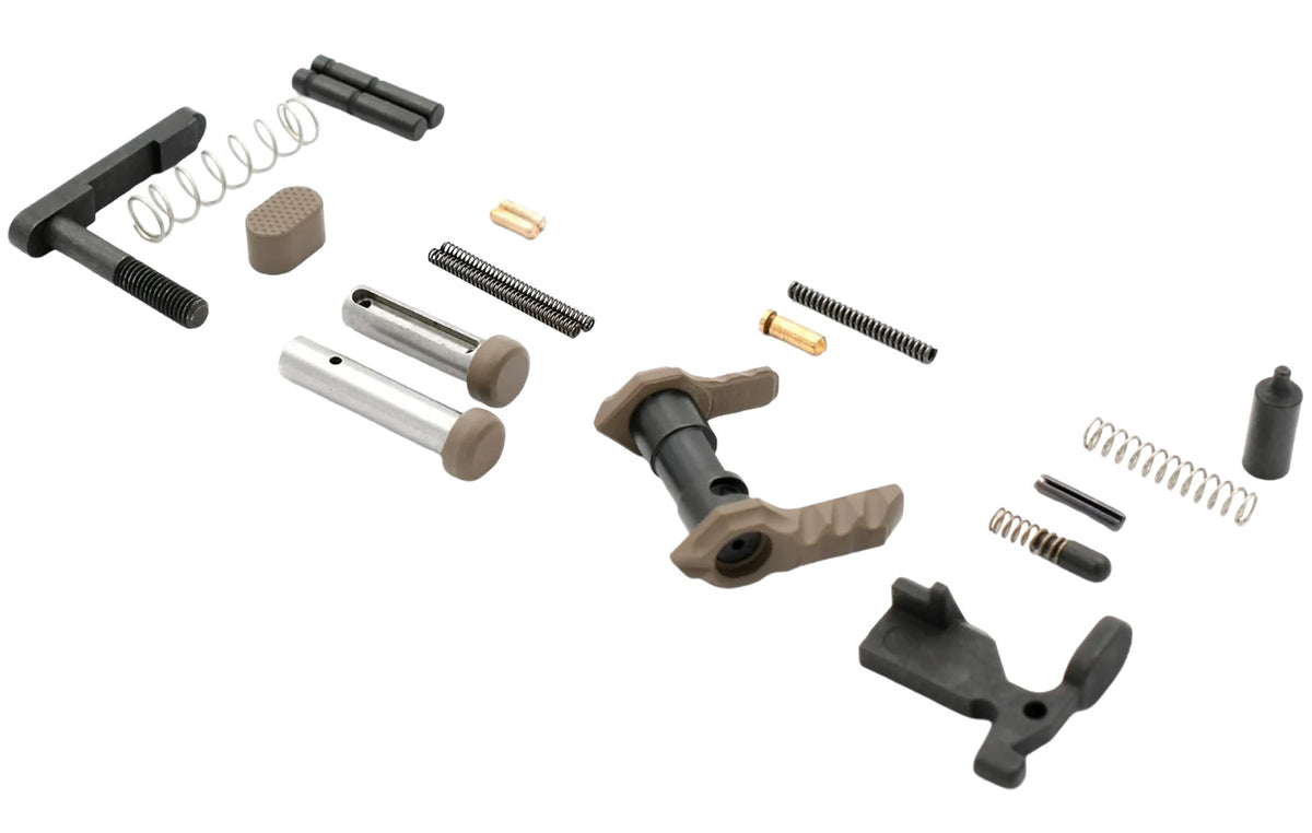 Timber Creek Outdoors Greyman AR Lower Parts Kit Desert Finish GLPKD