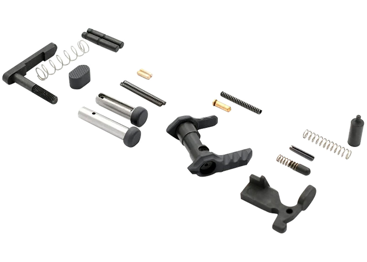 Timber Creek Outdoors Greyman AR Lower Parts Kit Stealth Finish GLPKS