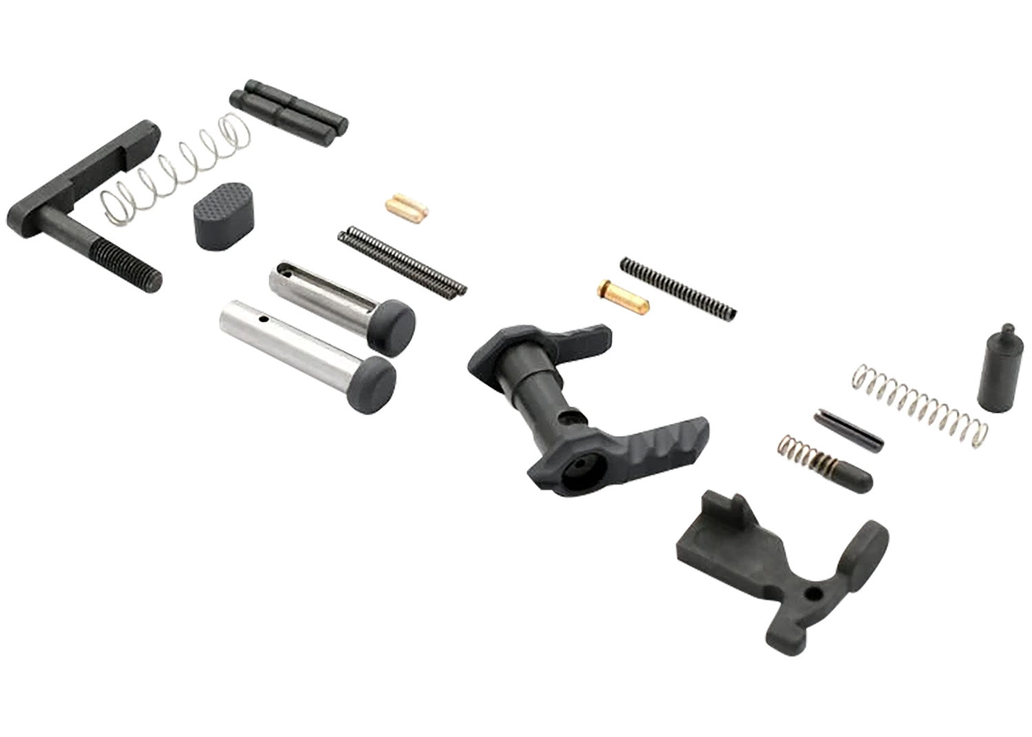 Timber Creek Outdoors Greyman AR Lower Parts Kit Stealth Finish GLPKS