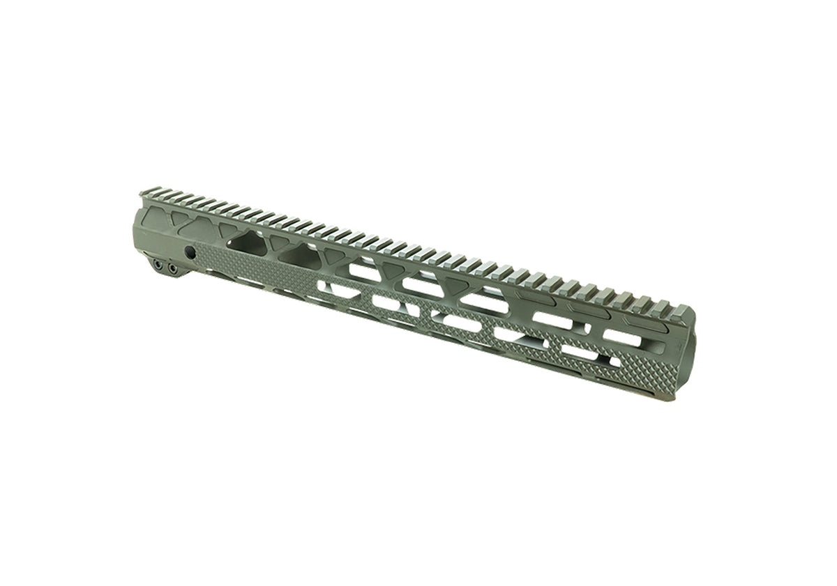 Timber Creek Greyman G15HGBL 15-Inch M-LOK AR-15 Handguard with Full Picatinny Top Rail