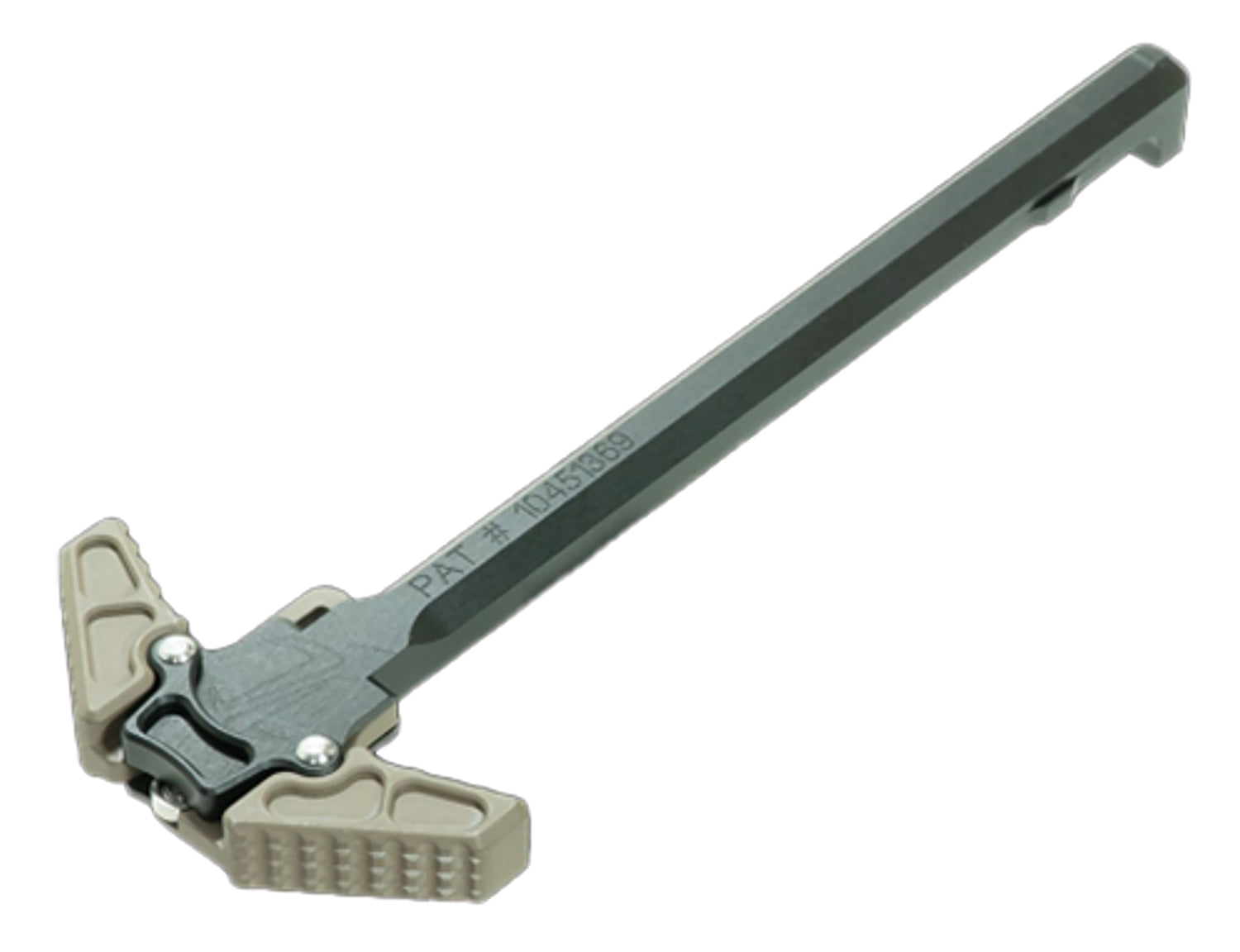 Timber Creek Outdoors Greyman Charging Handle Desert Ambidextrous Billet Aluminum Drop-In