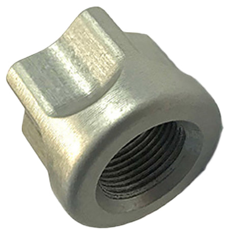 Timber Creek Outdoors 1/228TPS Billet Aluminum Thread Protector Silver 1/2-28