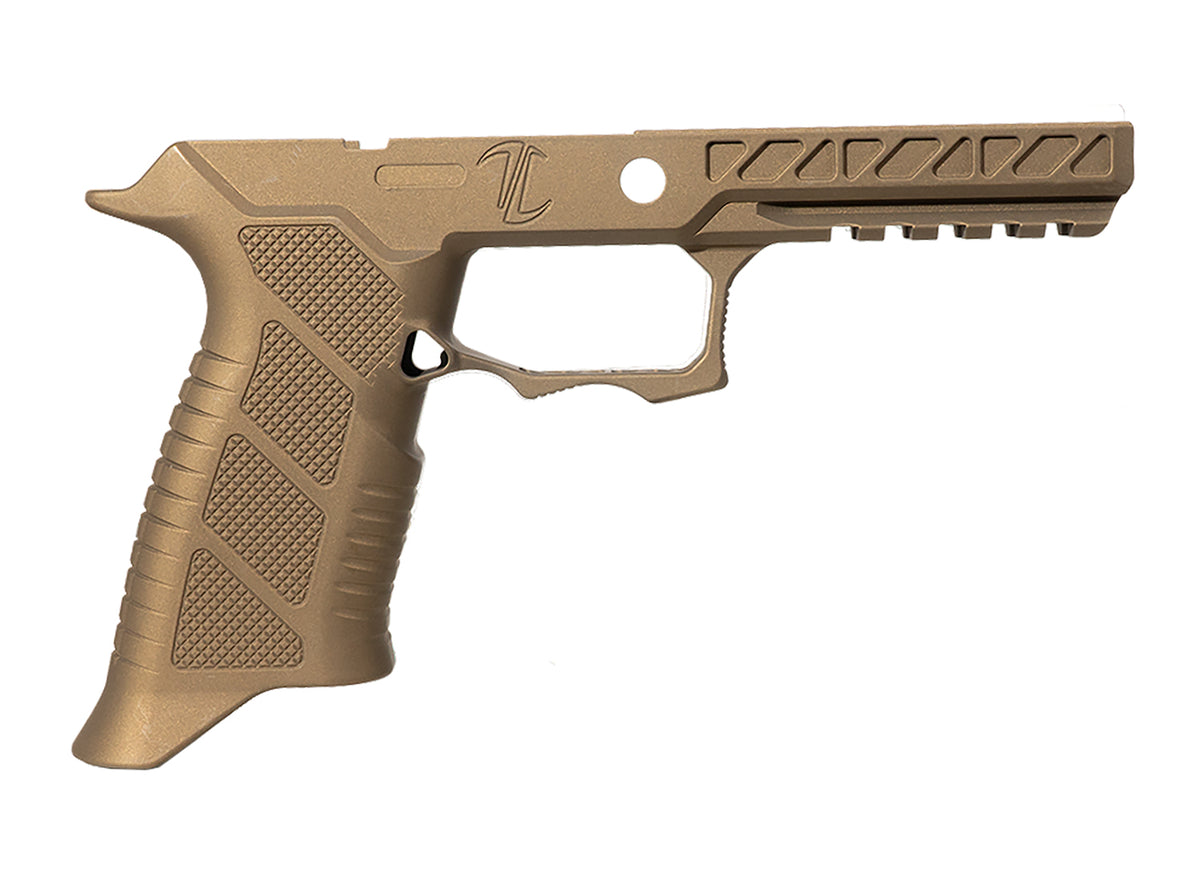 Timber Creek Outdoors Burnt Bronze Pro Grip Module Fits Sig P320 SSP320PROGMBB