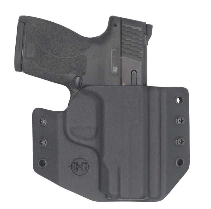 C&G OWB Covert Kydex Holster S&W Shield 45 RH Black