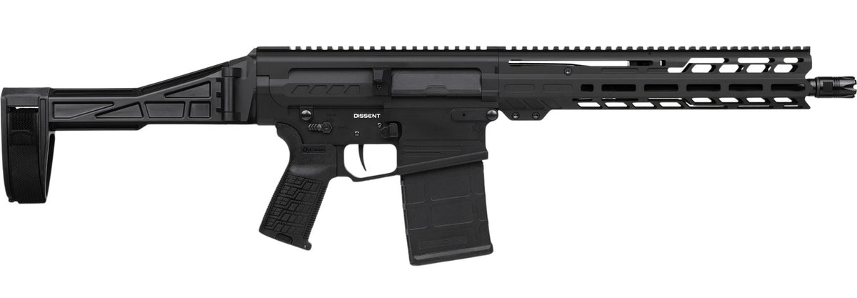 CMMG 33A380C-AB Dissent MK3 8.6 Blackout 20rd 12.50" Black Nitride 7075-T6 Aluminum Receiver 11" Proprietary Handguard CMMG Zeroed Grip