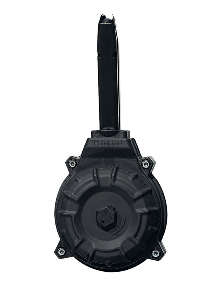 ProMag DRMA42 Black Polymer Drum Mag 50rd 9mm Fits Canik TP9