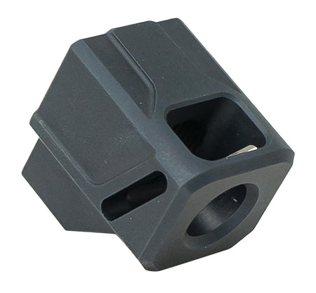 Faxon Firearms FFPACOMPDSMP01 EXOS-514 9mm Muzzle Compensator for M&P Black Aluminum 1/2"x28