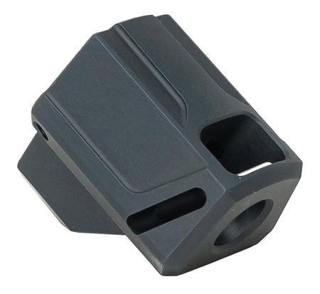 Faxon Firearms FFPACOMPDSS01 EXOS-515 9mm Muzzle Compensator for SIG Black Aluminum 1/2"x28