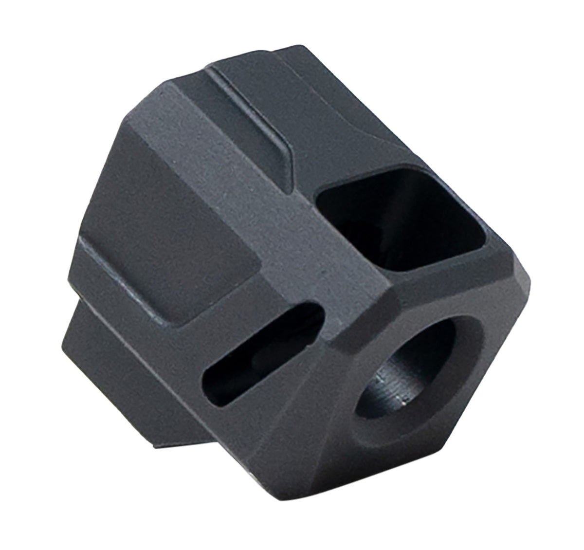 Faxon Firearms FFPACOMPSSMP01 EXOS-524 9mm Muzzle Compensator M&P Shield/Shield Plus 1/2"x28 1.10" OAL