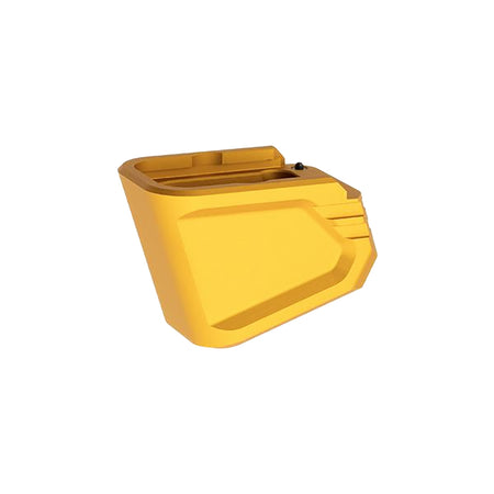Tyrant CNC TDG17MAGEXGLD Gold Aluminum Mag Extension Compatible with Glock 17/22/34/35/19X