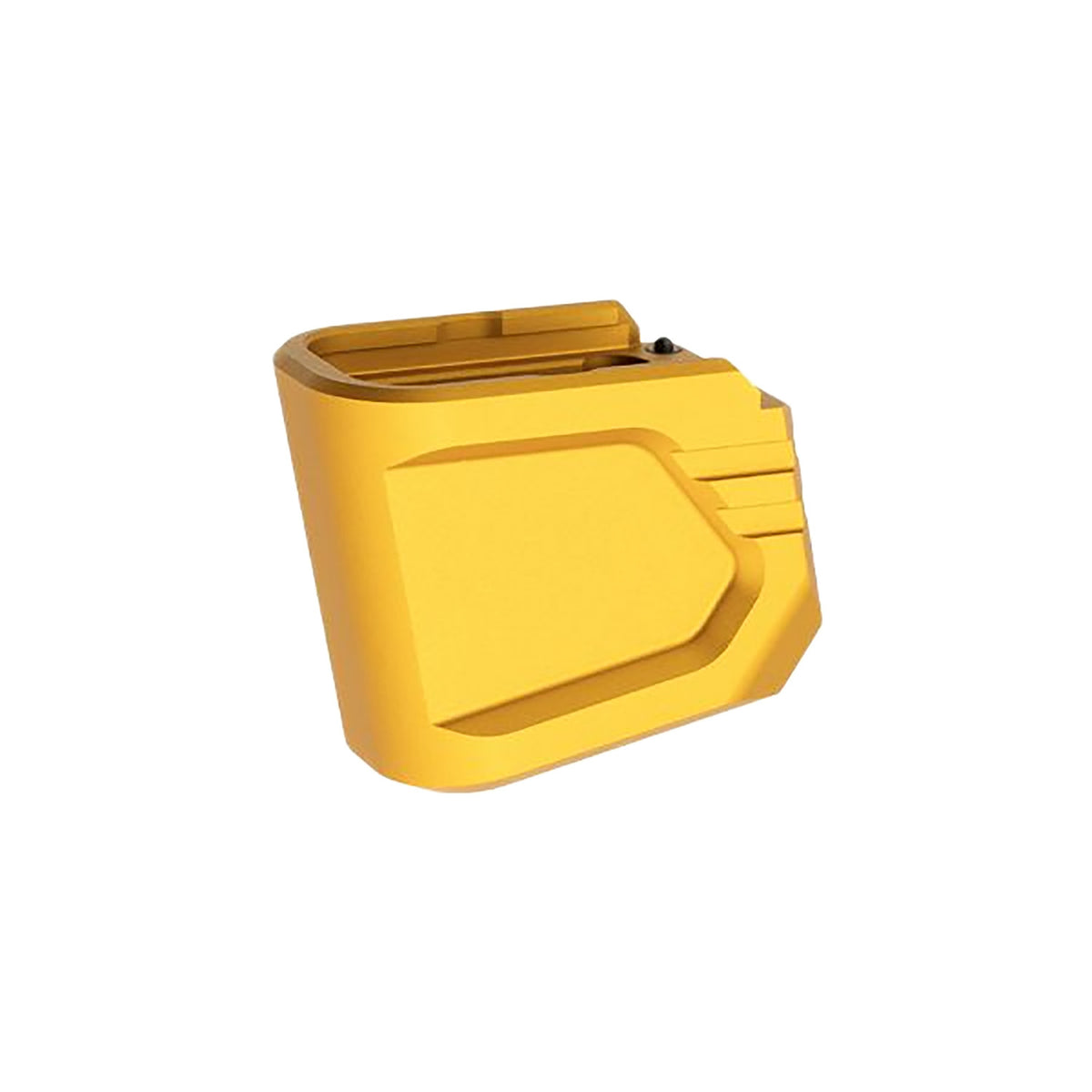 Tyrant CNC TDG48MAGEXGOLD Gold Aluminum Mag Extension Compatible with Glock 43x/48