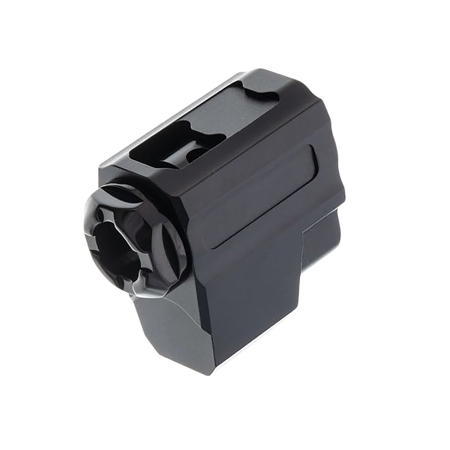 Tyrant CNC SIG P365 Comp Muzzle Device Black Anodized Aluminum 9mm
