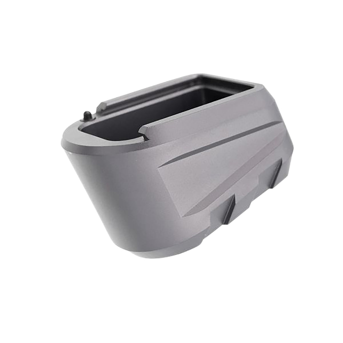 Tyrant CNC TDP365MAGEXGREY Gray Aluminum 9mm Mag Extension Fits Sig P365 XMACRO