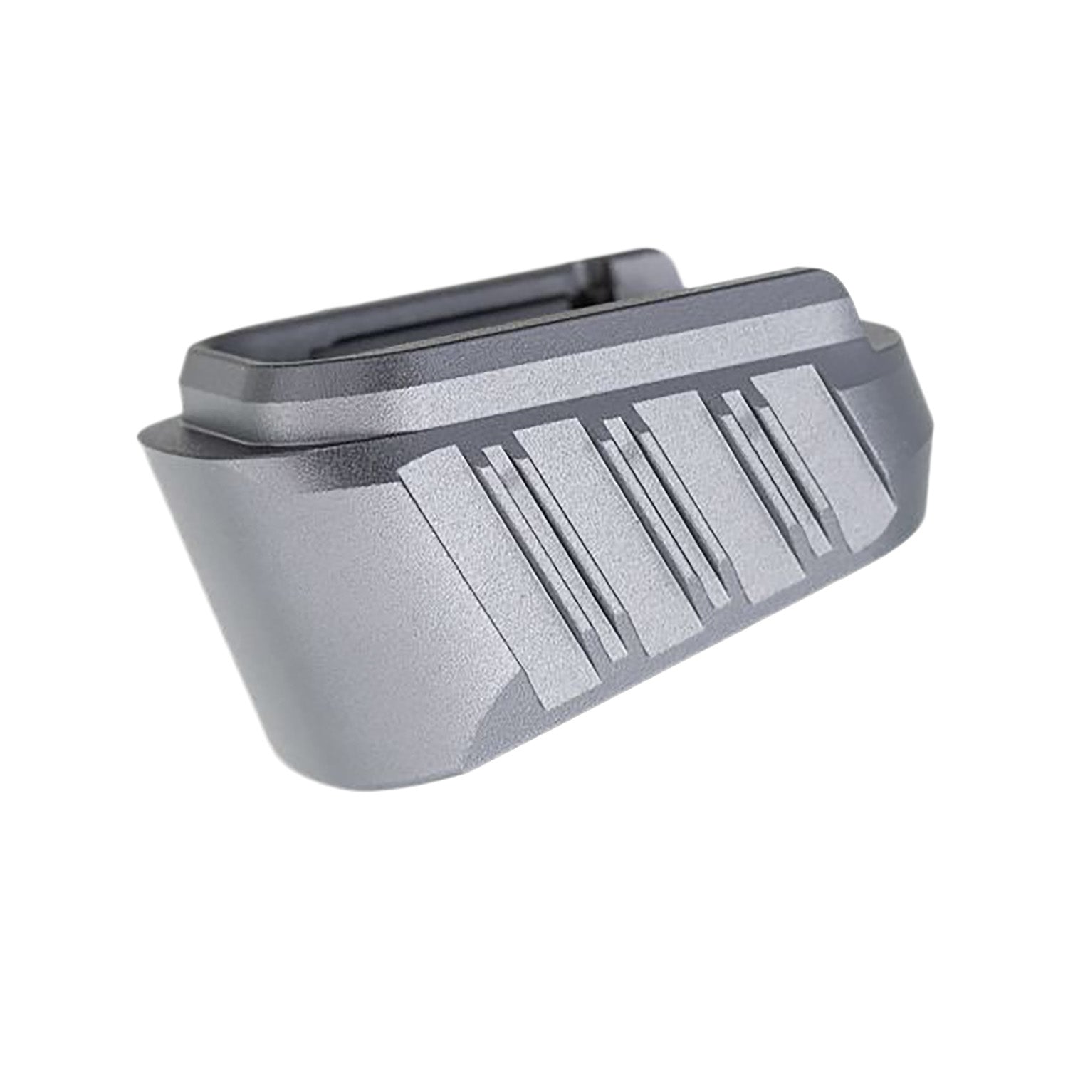 Tyrant CNC TDHCATMAGEX3GREY Grey Aluminum Mag Extension Fits Springfield Hellcat Pro