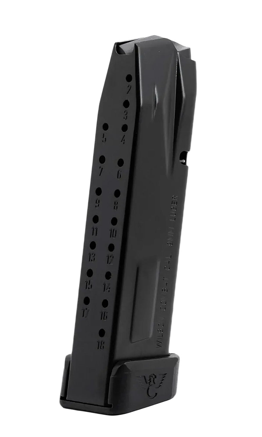 Wilson Combat EDC X9 9mm 18-Round Drop-Free Black Steel Handgun Magazine