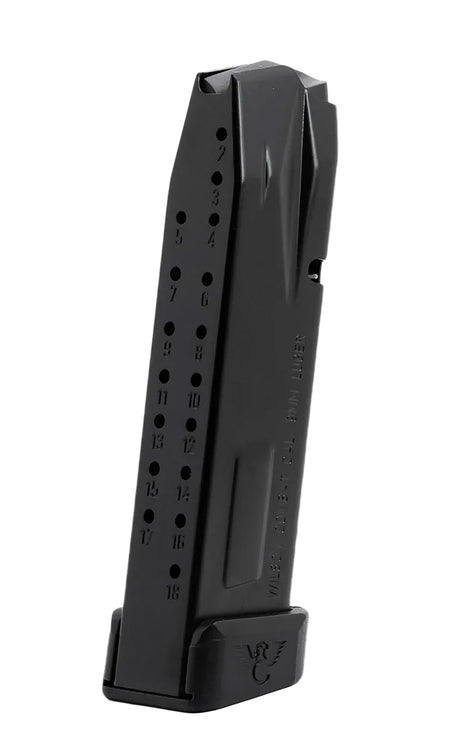 Wilson Combat EDC X9 9mm 18-Round Drop-Free Black Steel Handgun Magazine