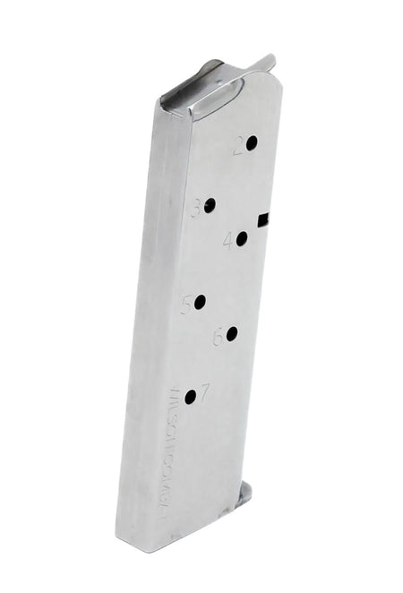 Wilson Combat 92045FS7 .45 ACP 7rd 920 Series Laser Welded Stainless 1911 Magazine