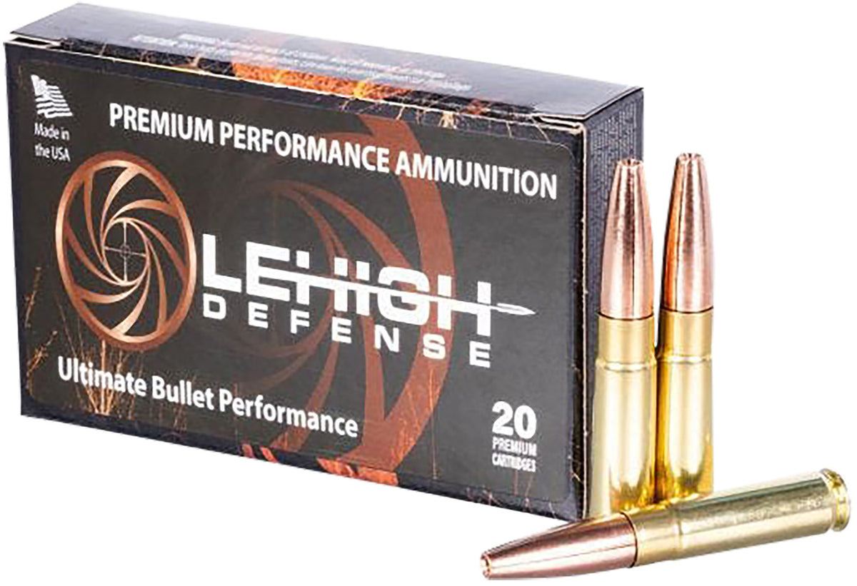 Lehigh Defense .300 AAC Blackout  198 grain Fragmenting Hollow Point ammunition