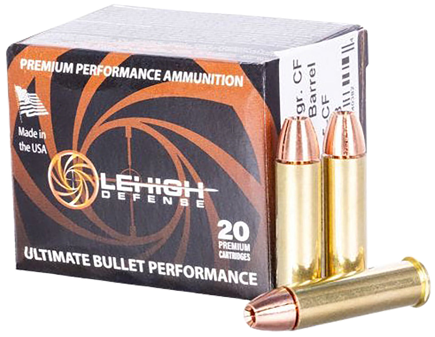 Lehigh Defense .357 Magnum  125 grain Fragmenting Hollow Point ammunition