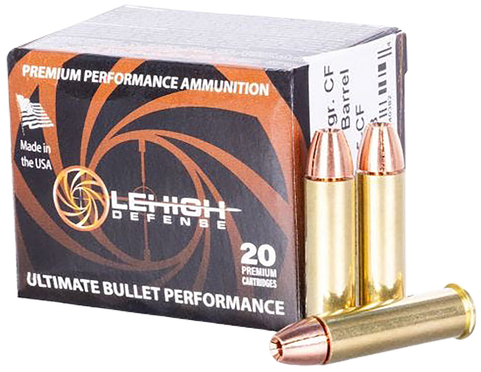 Lehigh Defense .357 Magnum  125 grain Fragmenting Hollow Point ammunition