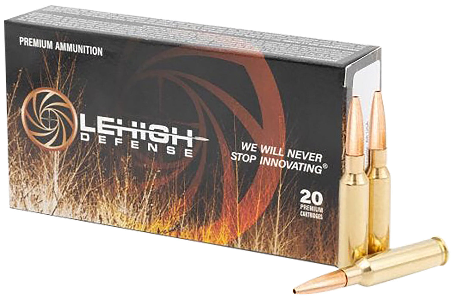 Lehigh Defense 6.5mm Creedmoor  130 grain Fragmenting Hollow Point ammunition