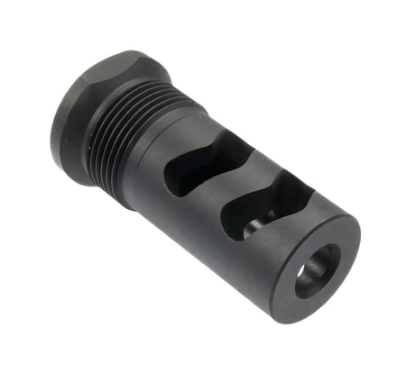 Wilson Combat SPRTMBFB30 30 Cal Rapid-Thread Suppressor Muzzle Brake 5/8x24 Melonite Finish