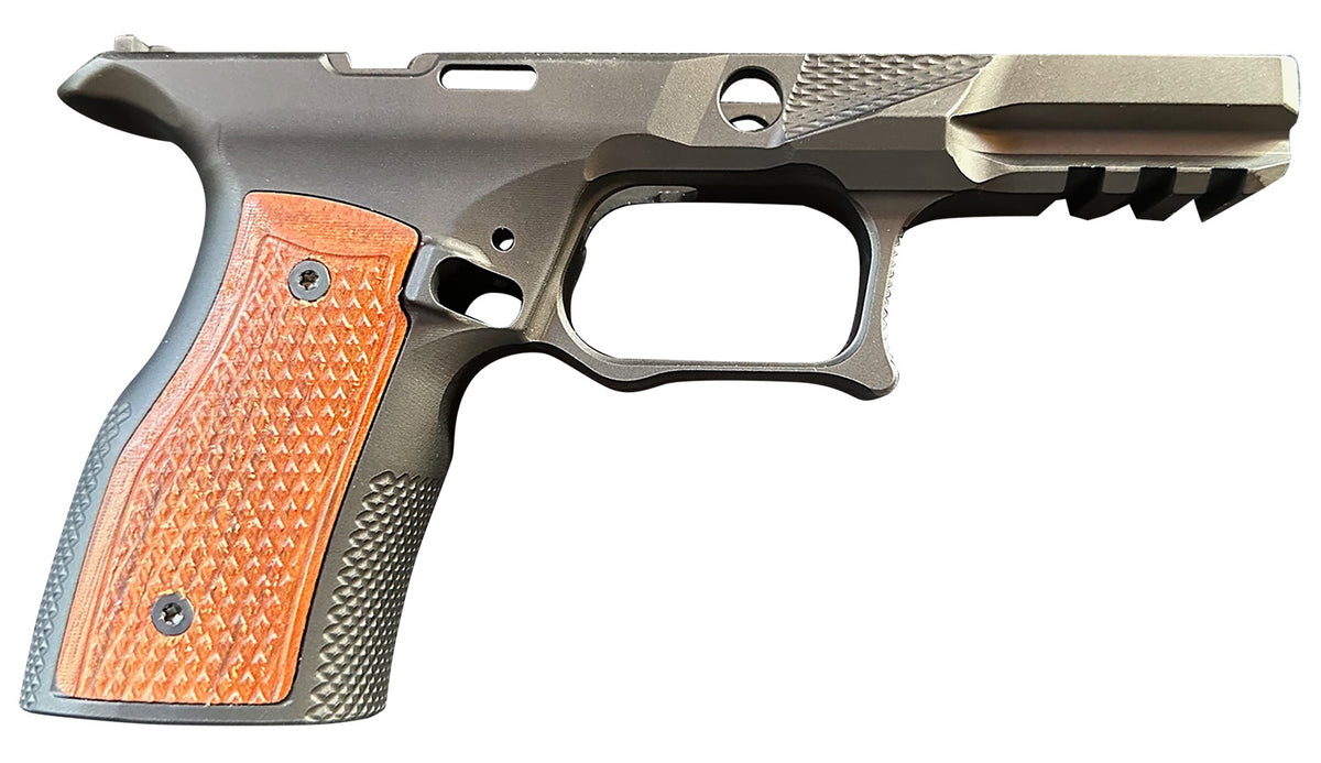 Sharps Brothers SBGM16 Echelon Pistol Grip Module 7075 Aluminum Black Anodized Cherry Grip