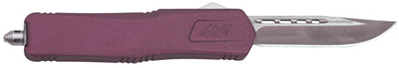Great Lakes Firearms GLKMDSMTCHY OTF Automatic Knife 3.50" Steel Blade, Black Cherry Cerakote Aluminum