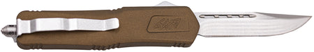 Great Lakes Firearms Medium OTF Spring-Assisted Knife 3.50" Steel Blade Bronze Cerakote Handle
