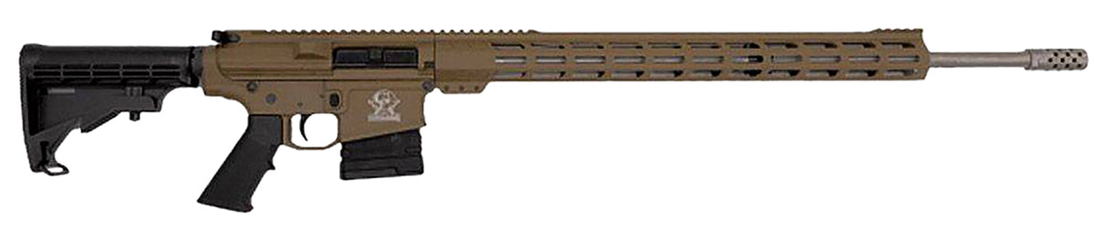 Great Lakes Firearms GL10243SSBRZ GLFA 243 Win 5+1 24" Stainless Threaded Barrel, Picatinny Rail Aluminum Receiver, Adjustable Black Synthetic Stock, Mil-spec Polymer Grip