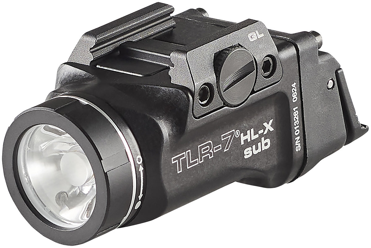 Streamlight 69503 TLR-7 HL-X Sub USB 1000 Lumen Subcompact Gun Light Black Glock 43X/48