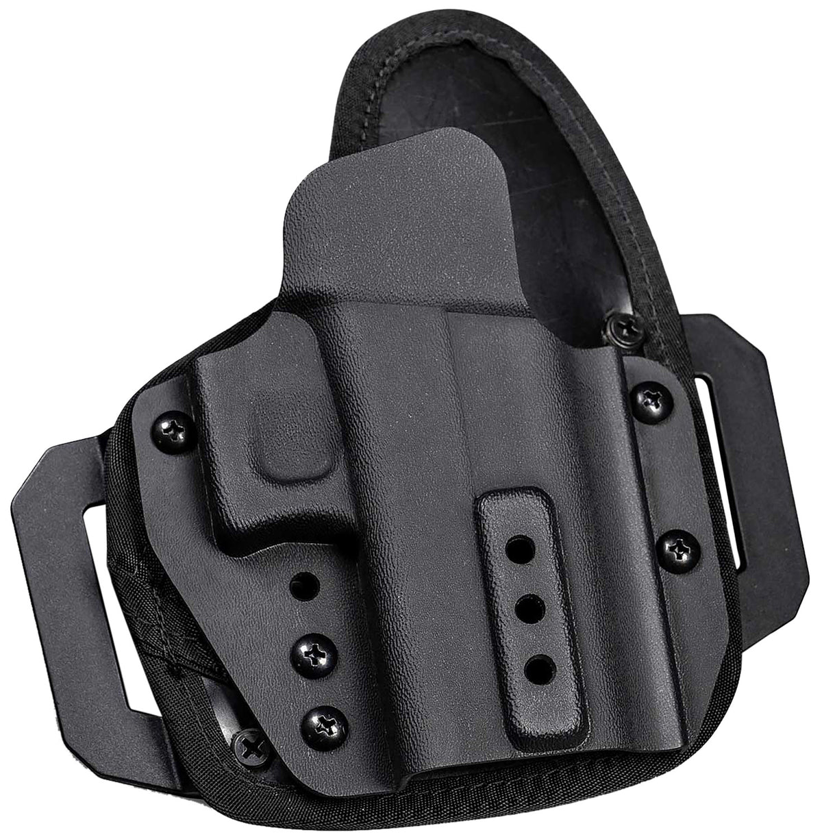 Adaptive Tactical HT01002R Universal OWB Black Polymer Belt Loop Holster RH