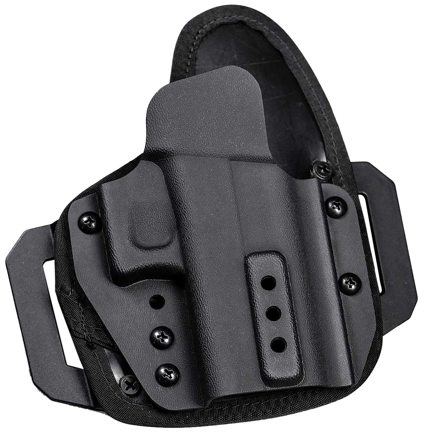 Adaptive Tactical HT01002R Universal OWB Black Polymer Belt Loop Holster RH