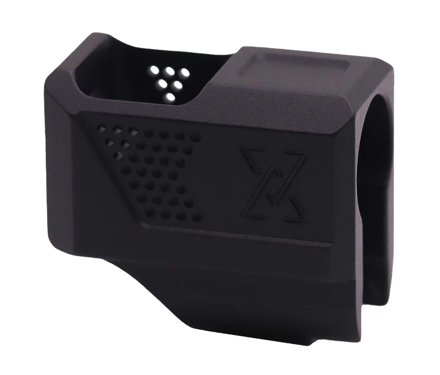 True Precision True-Lock Compensator Black Hard Anodize Aluminum Compatible with Smith & Wesson M&P Shield