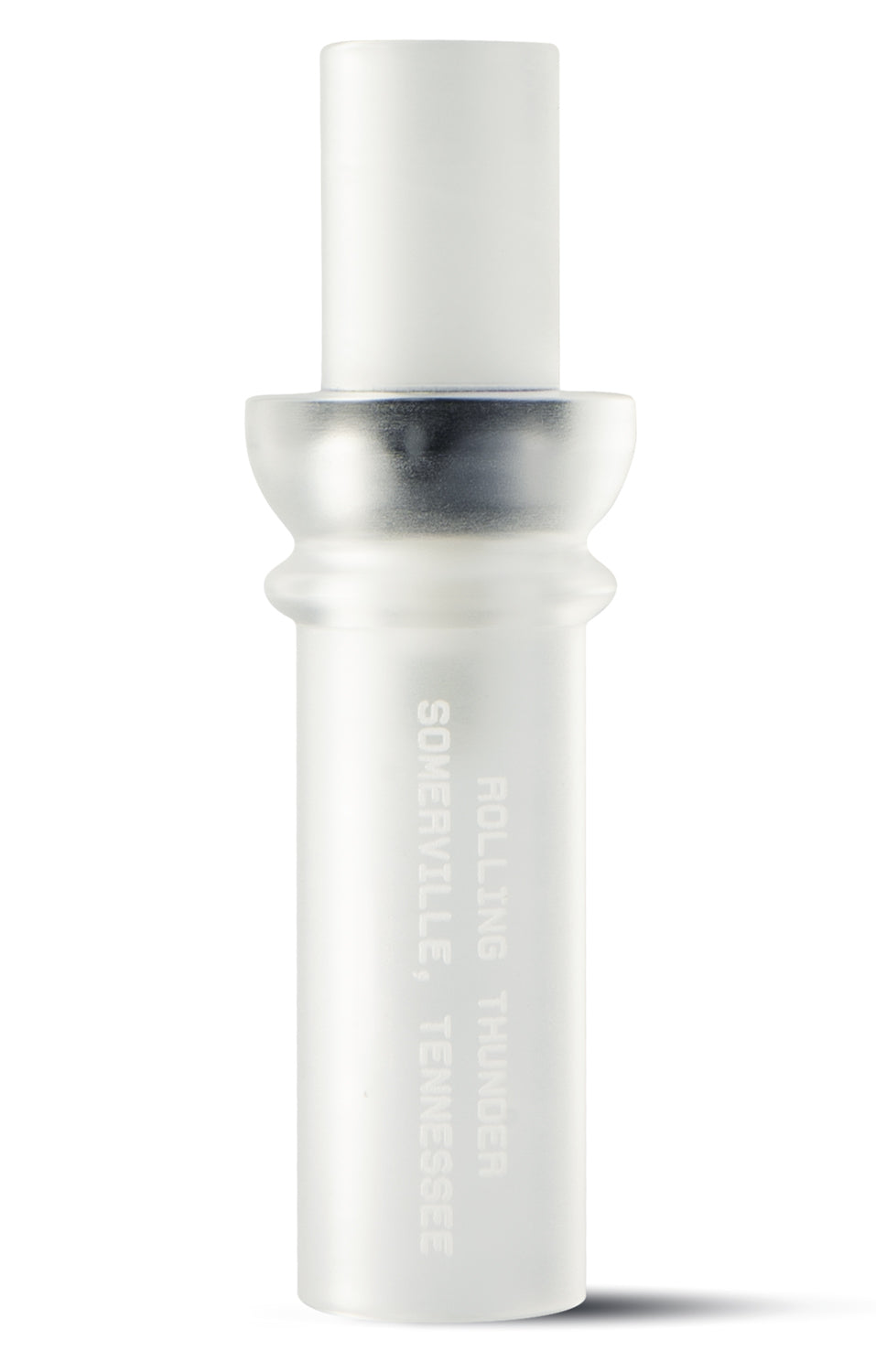Rolling Thunder DC212CF Two Stroke Cutdown Duck Call – Double Reed, Frost Acrylic