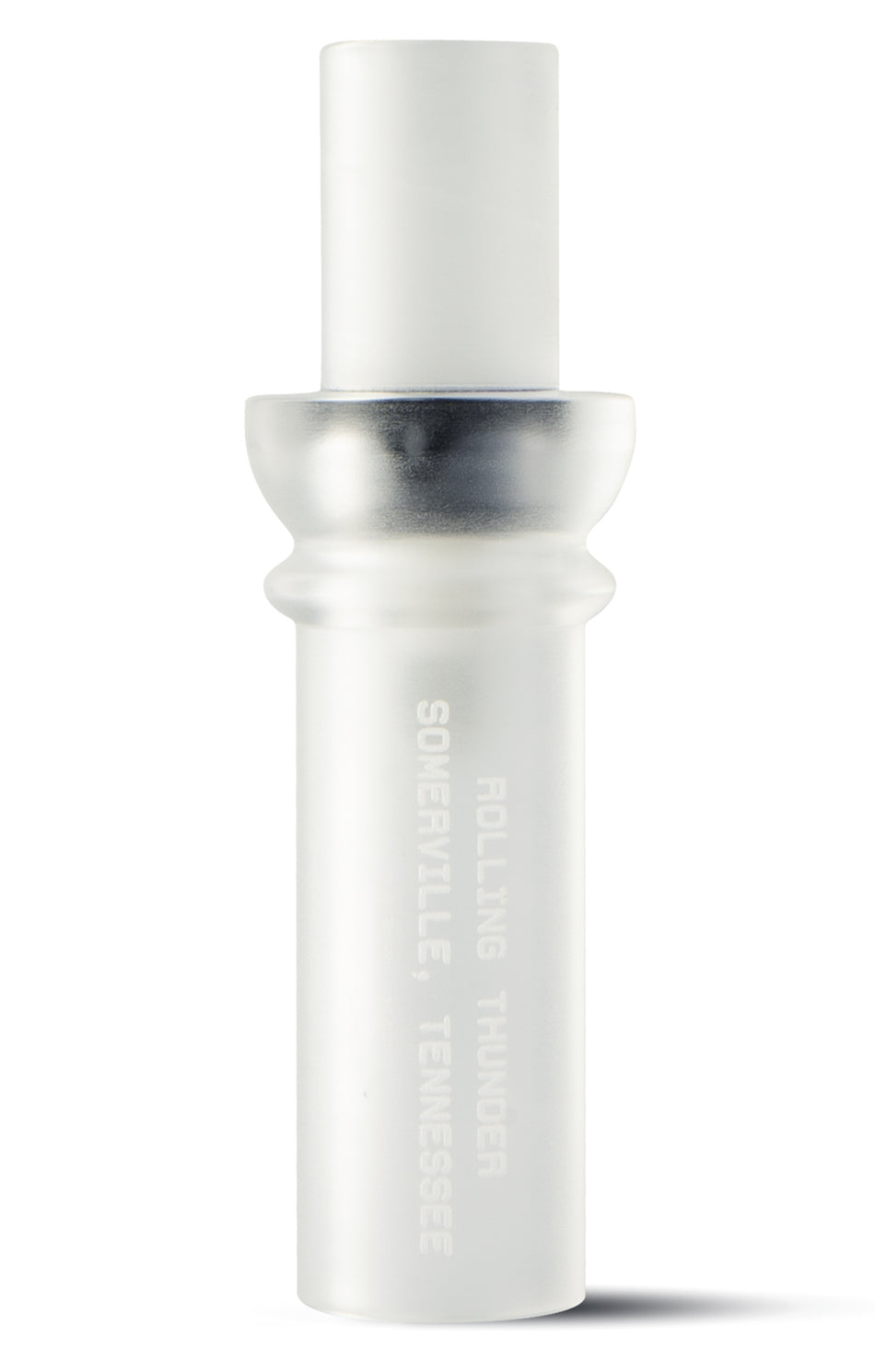 Rolling Thunder DC212CF Two Stroke Cutdown Duck Call – Double Reed, Frost Acrylic
