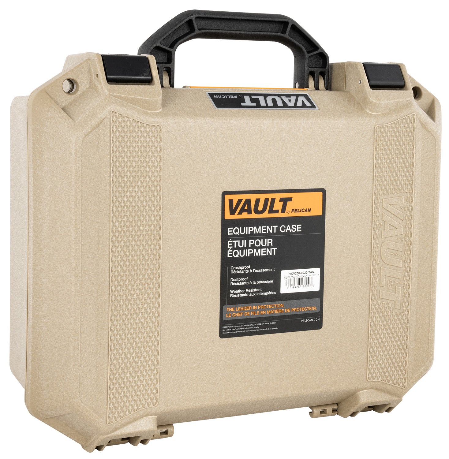 Pelican VCV2000020FDE Vault Medium FDE Polymer Case Protective
